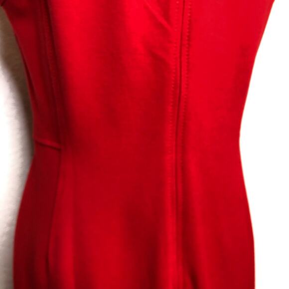 Talbots red sleeveless sheath dress size 6 NWT - Picture 10 of 14